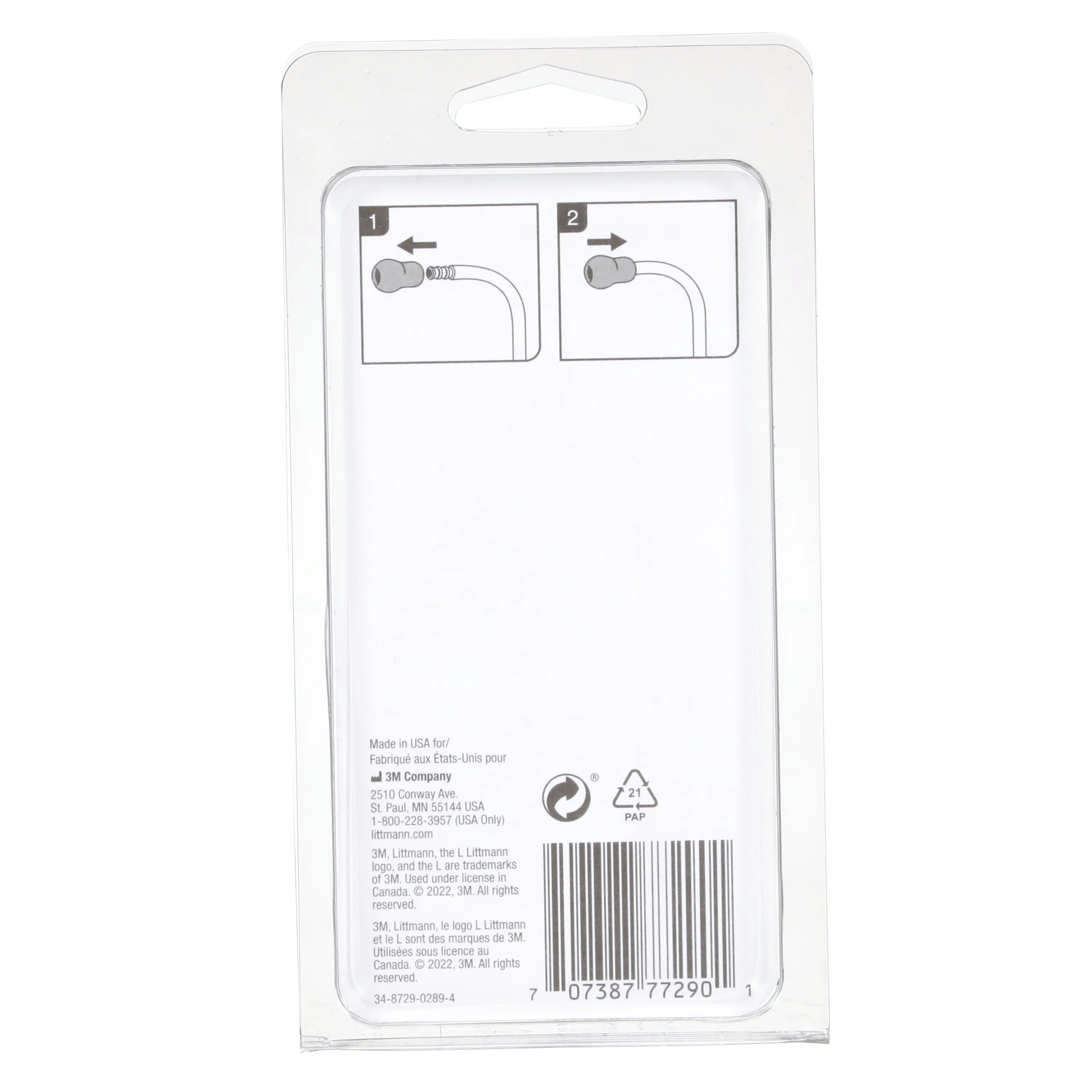 Littmann Snap Tight Soft-Sealing Eartips, Black Small & Large - Image 3