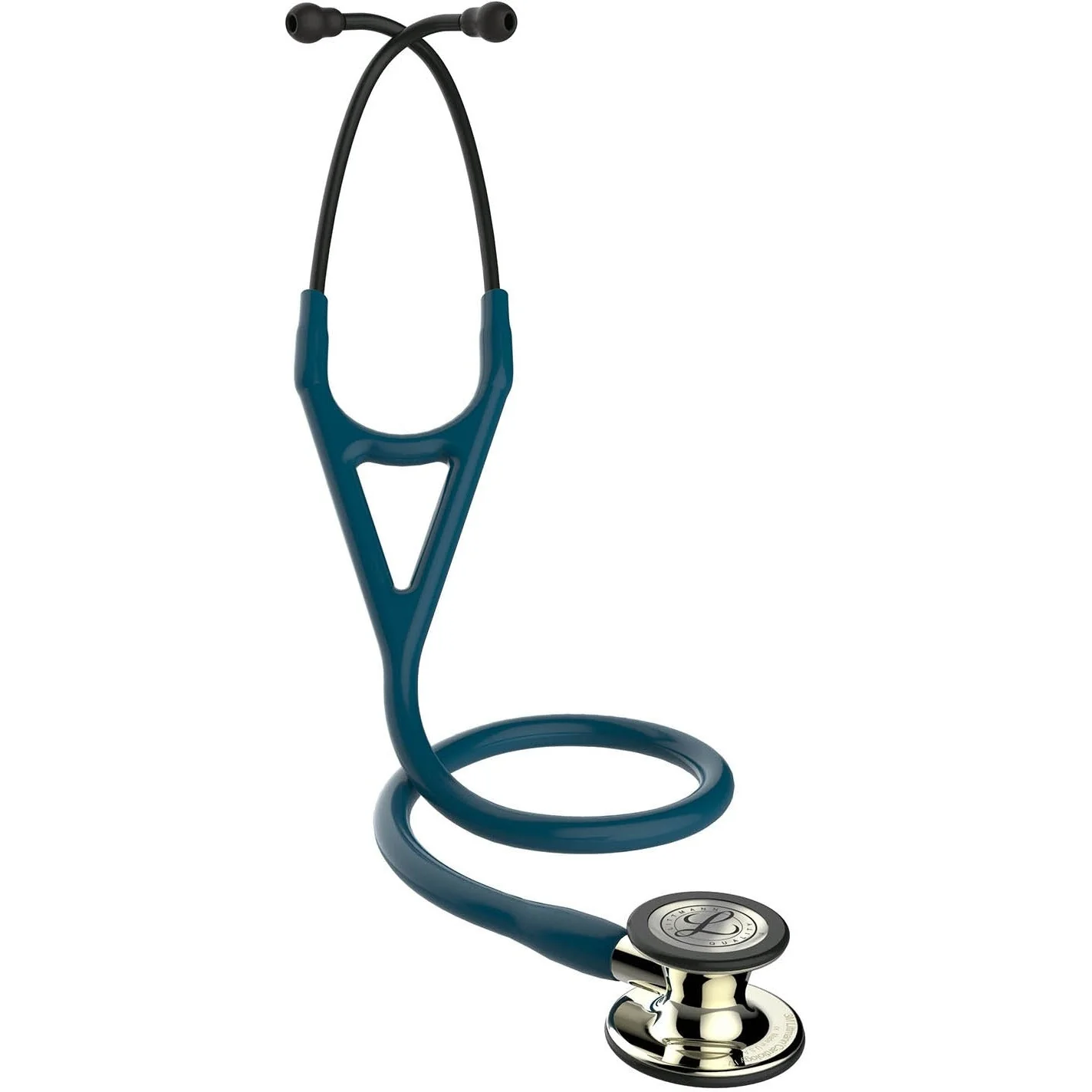 Littmann Cardiology IV Diagnostic Stethoscope: Champagne & Caribbean Blue 6190 - Image 4