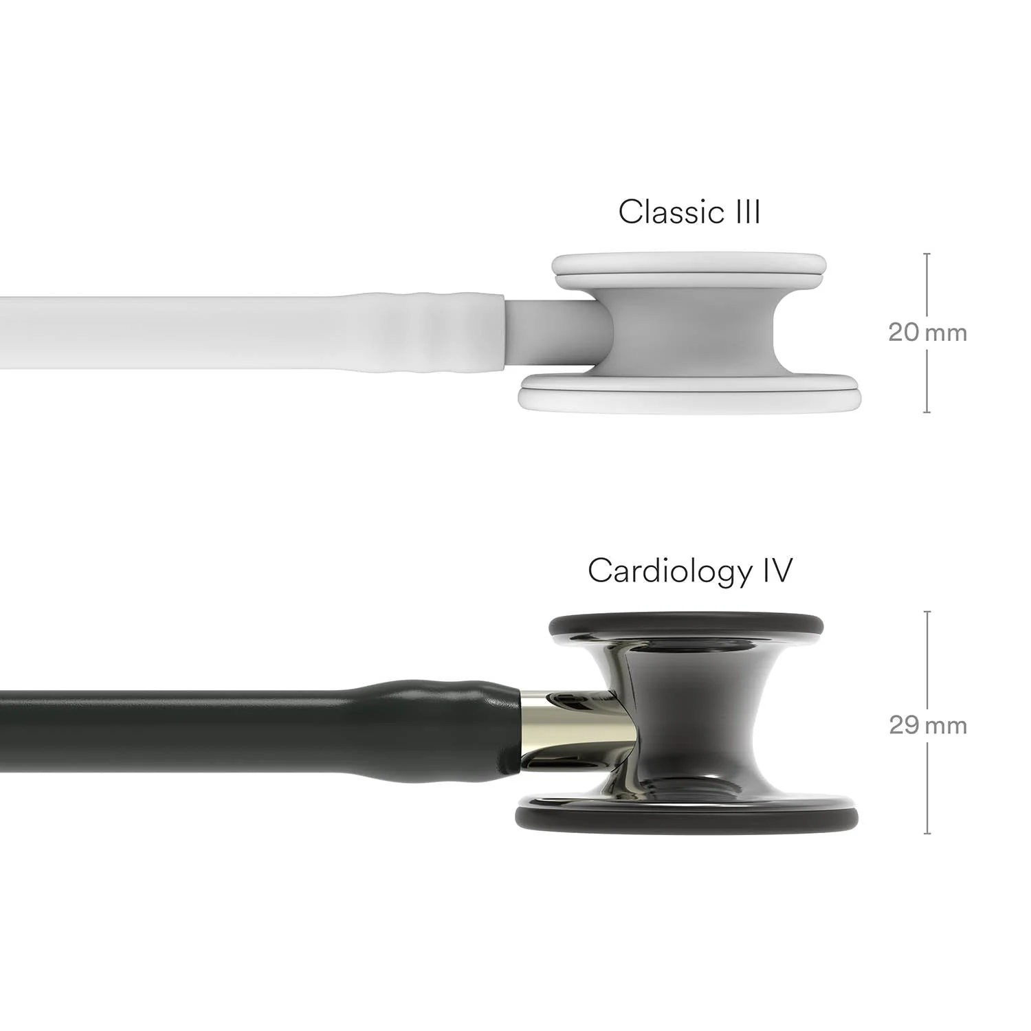 Littmann Cardiology IV Diagnostic Stethoscope: Polished Smoke & Black - Champagne Stem 6204 - Image 5
