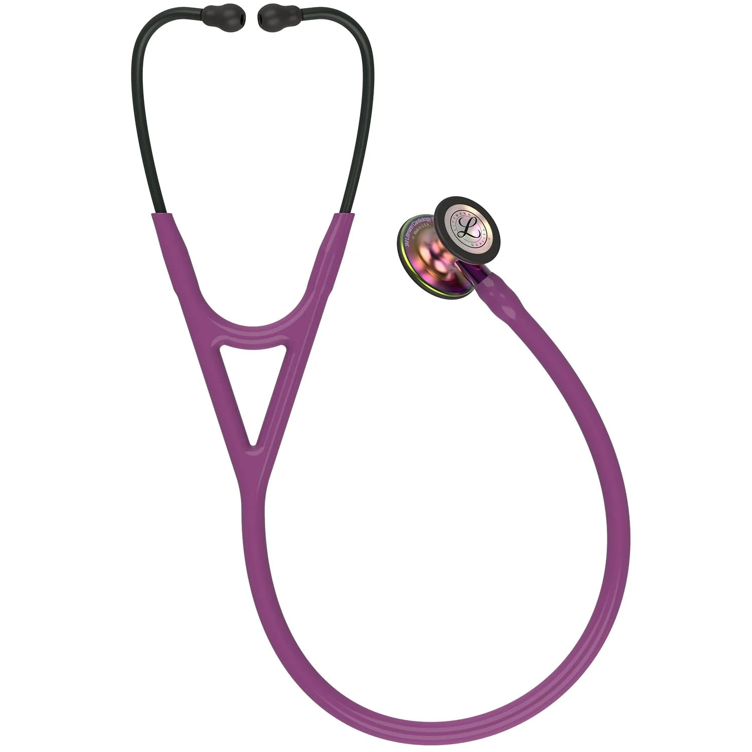 Littmann Cardiology IV Diagnostic Stethoscope: Rainbow & Plum - Violet Stem 6205 - Image 5