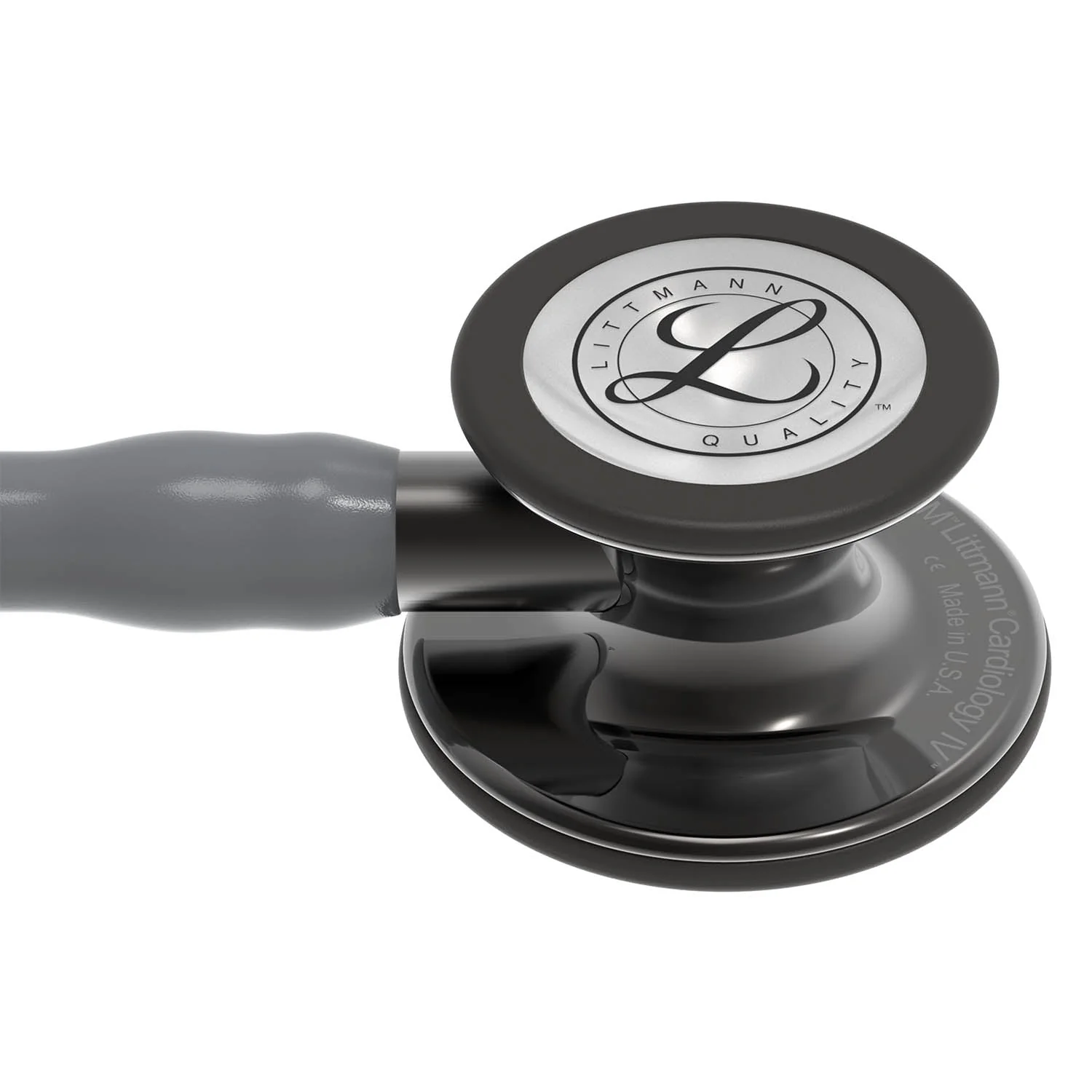 Littmann Cardiology IV Diagnostic Stethoscope: Smoke & Grey - Smoke Stem 6238 - Image 4