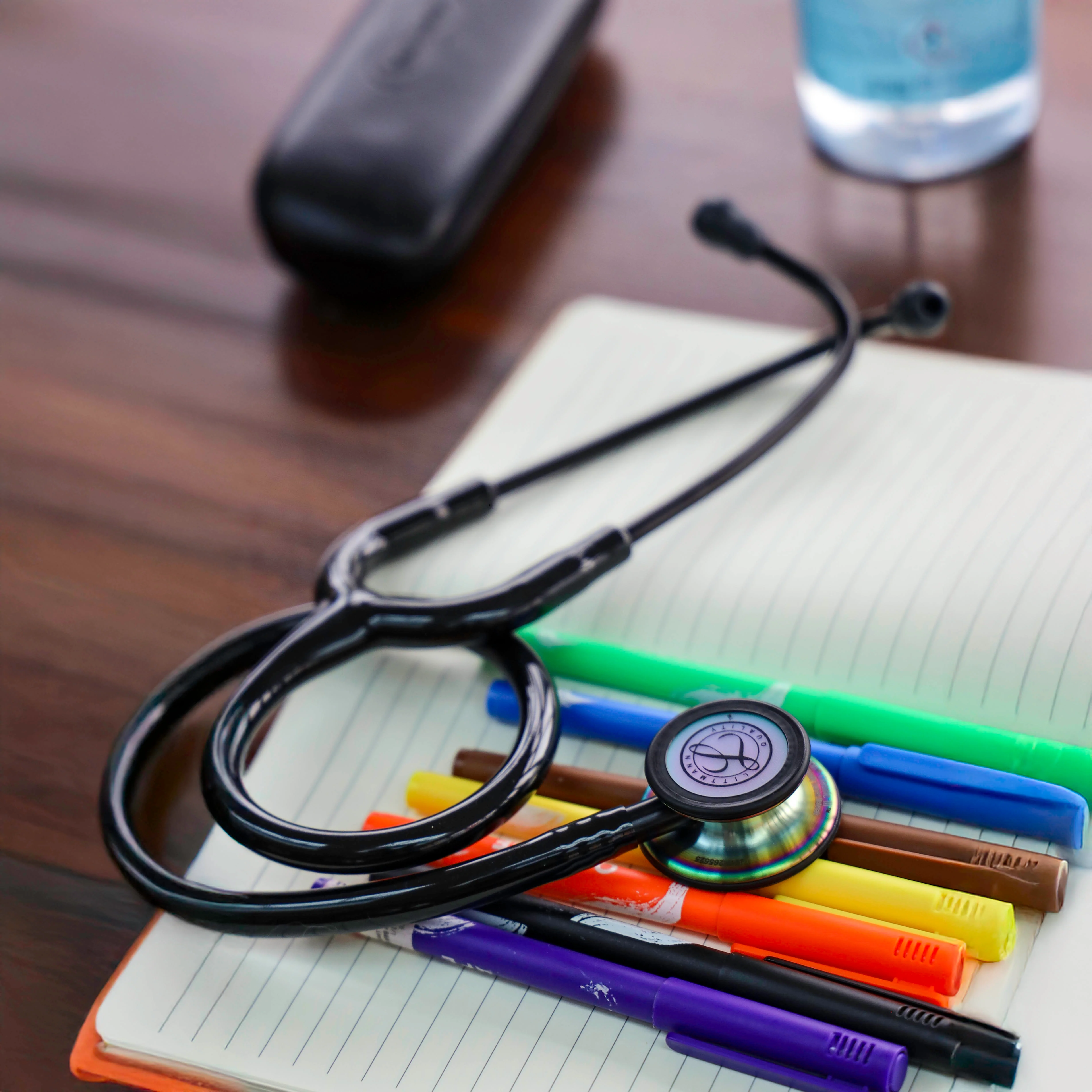 Littmann Classic III Monitoring Stethoscope: Black - Rainbow Finish 5870 - Image 2