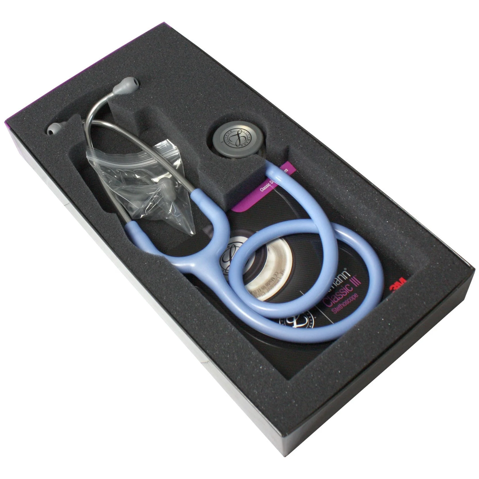 Littmann Classic III Monitoring Stethoscope: Ceil Blue 5630 - Image 11