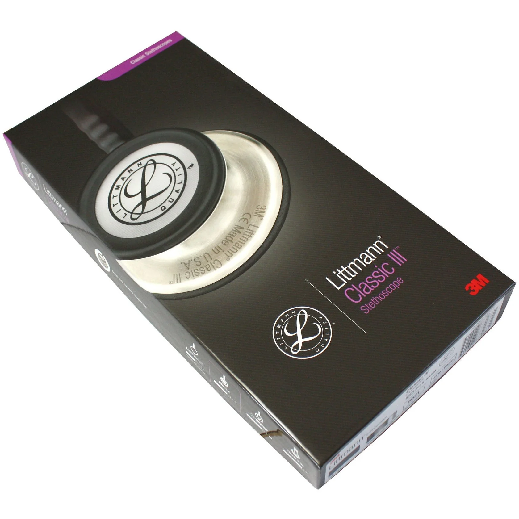 Littmann Classic III Monitoring Stethoscope: Grey 5621 - Image 9