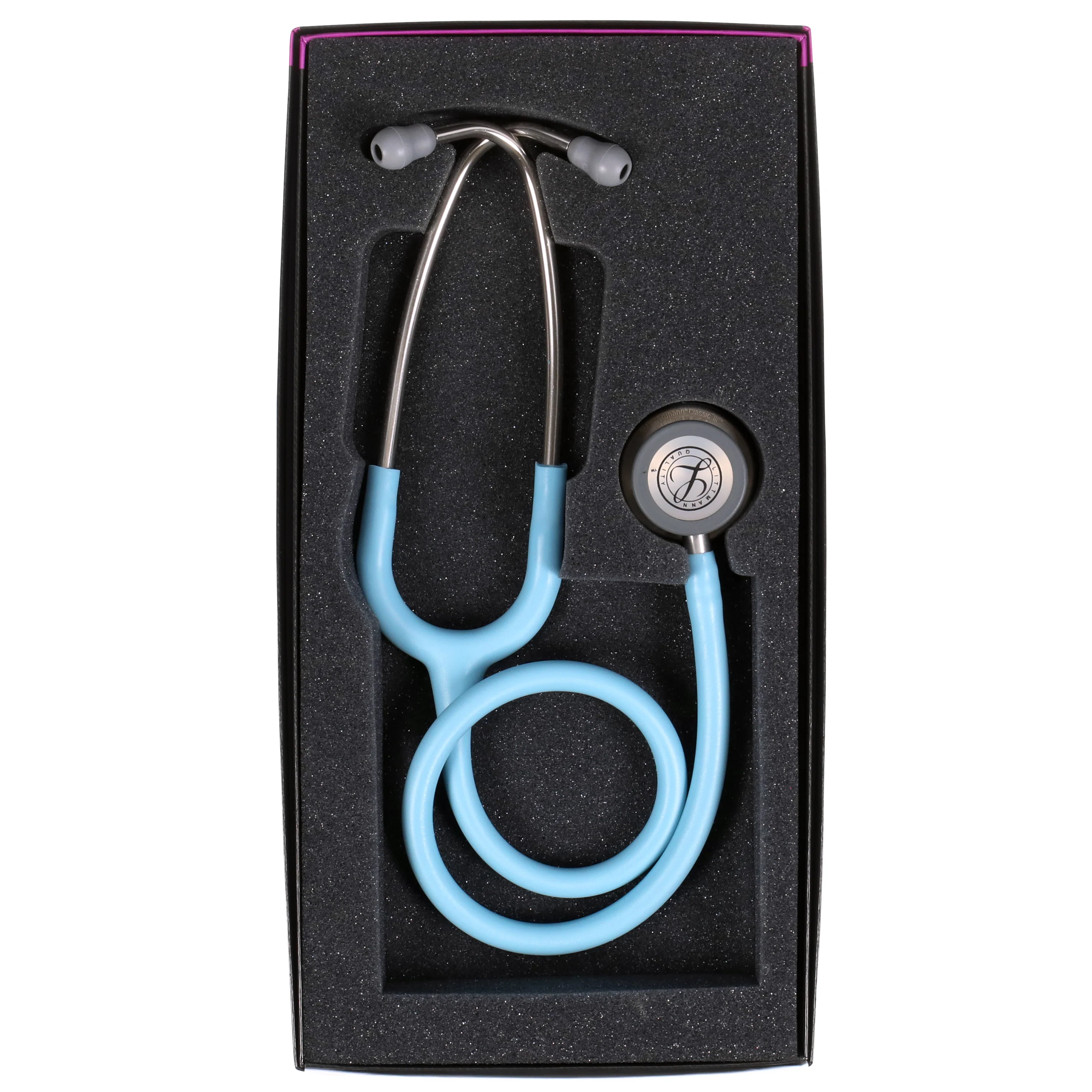 Littmann Classic III Monitoring Stethoscope: Satin Marine Blue 5912C - Image 11