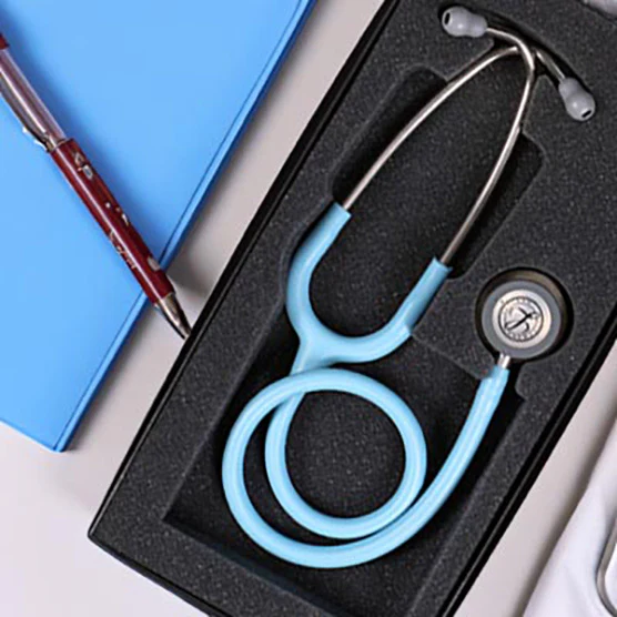 Littmann Classic III Monitoring Stethoscope: Satin Marine Blue 5912C - Image 6