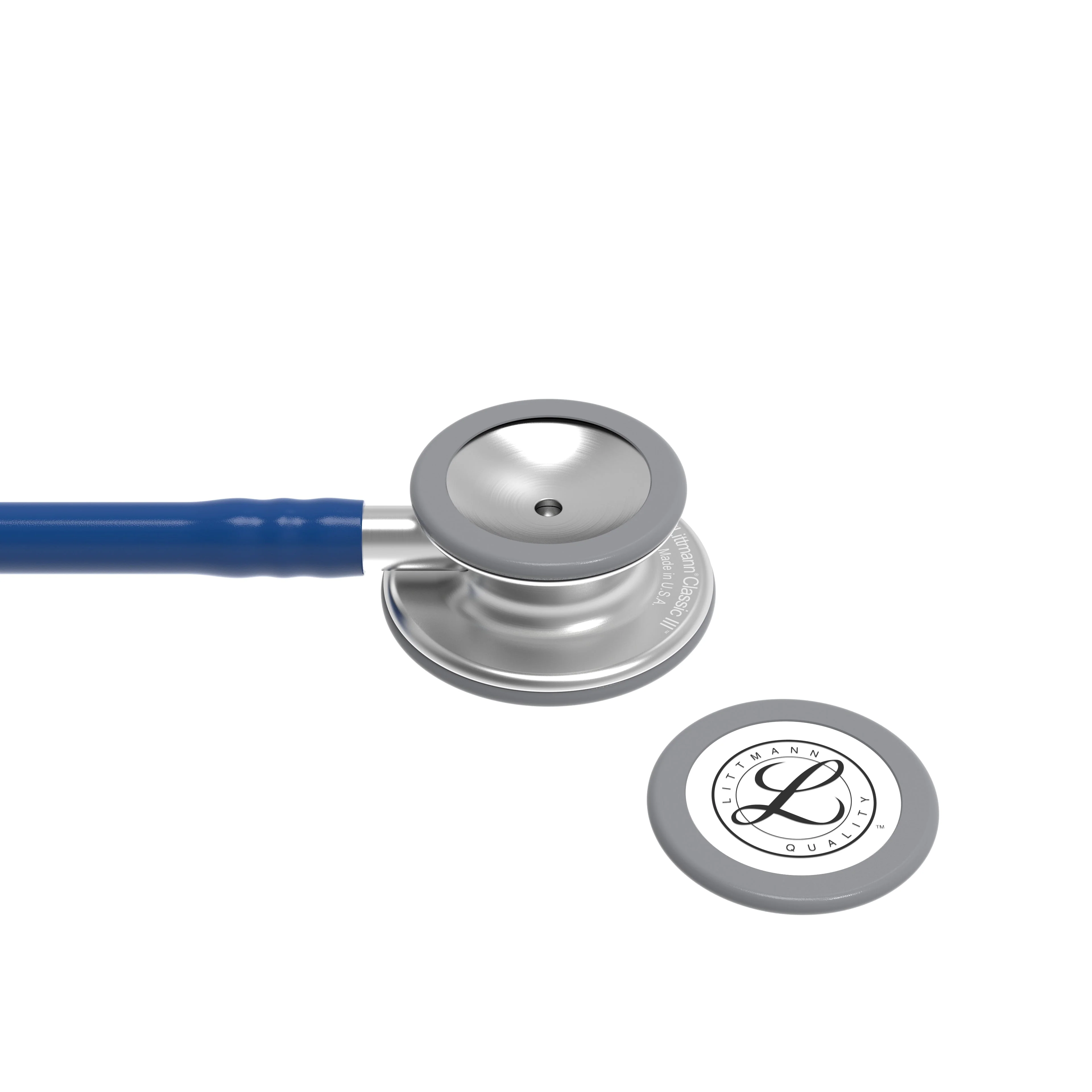 Littmann Classic III Monitoring Stethoscope: Navy Blue 5622 - Image 8