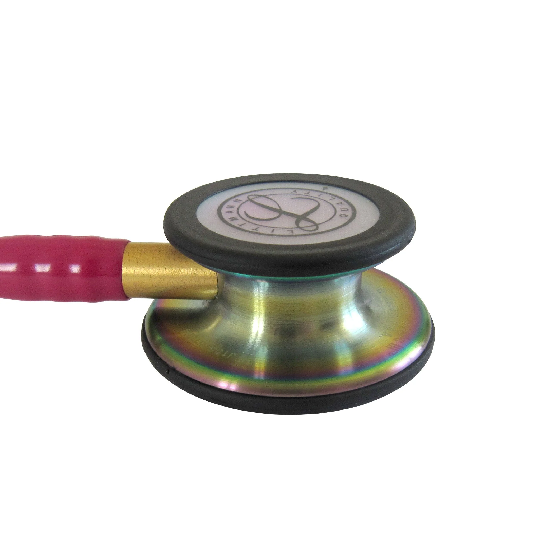 Littmann Classic III Monitoring Stethoscope: Raspberry Rainbow 5806 - Image 6