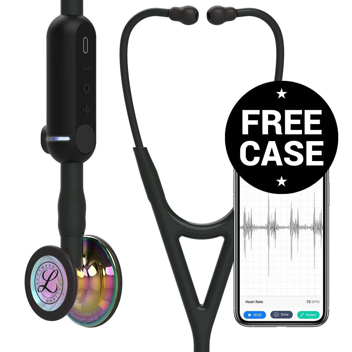 Littmann CORE Digital Stethoscope 8572 - High Polish Rainbow - Image 14