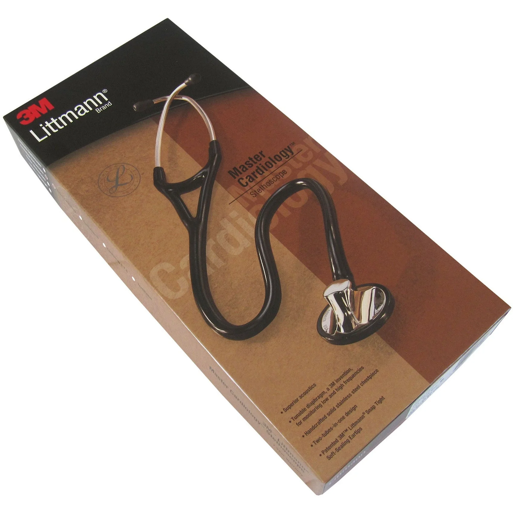 Littmann Master Cardiology Stethoscope: Black 2160 - Image 4