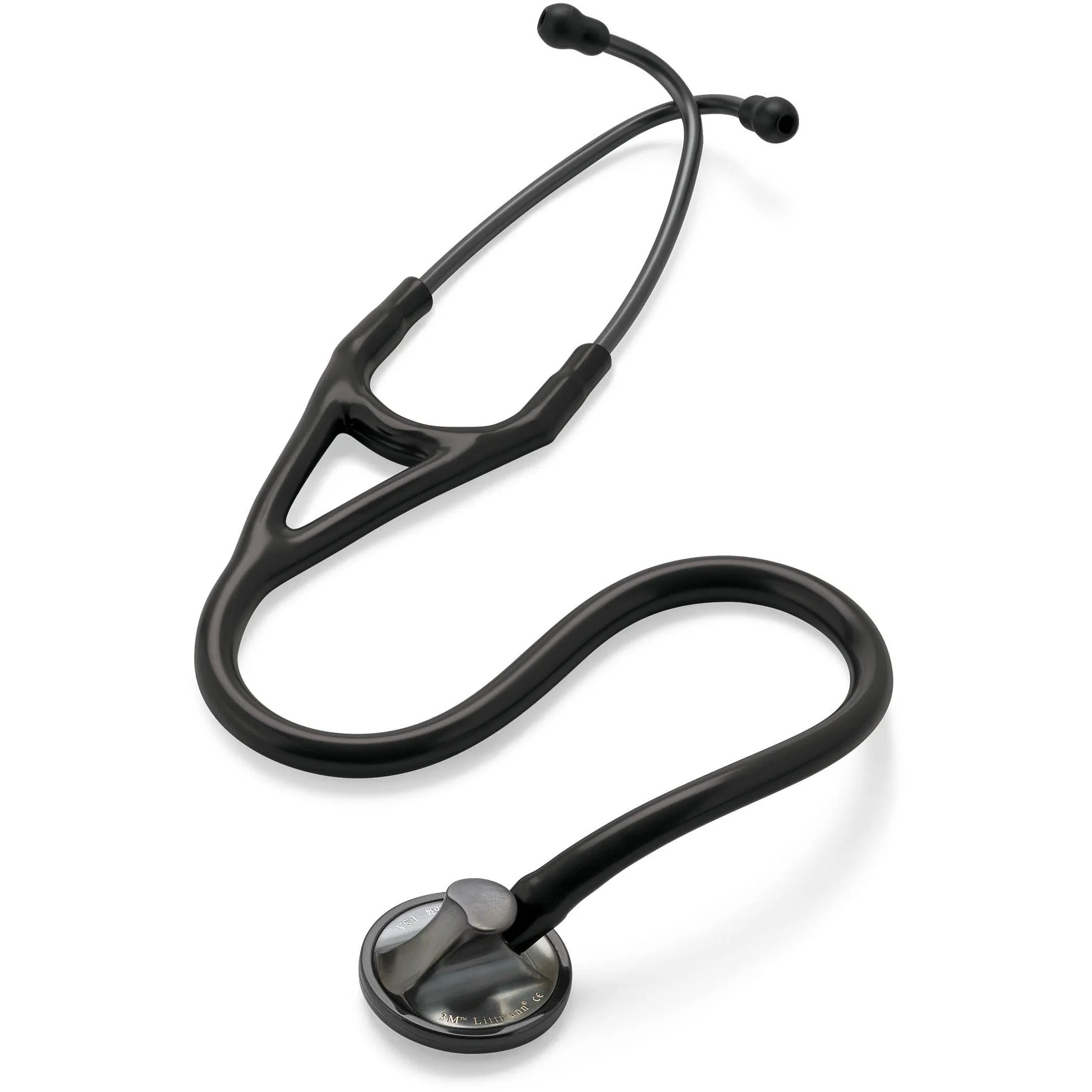 Littmann Master Cardiology Stethoscope: Black & Smoke 2176 - Image 10