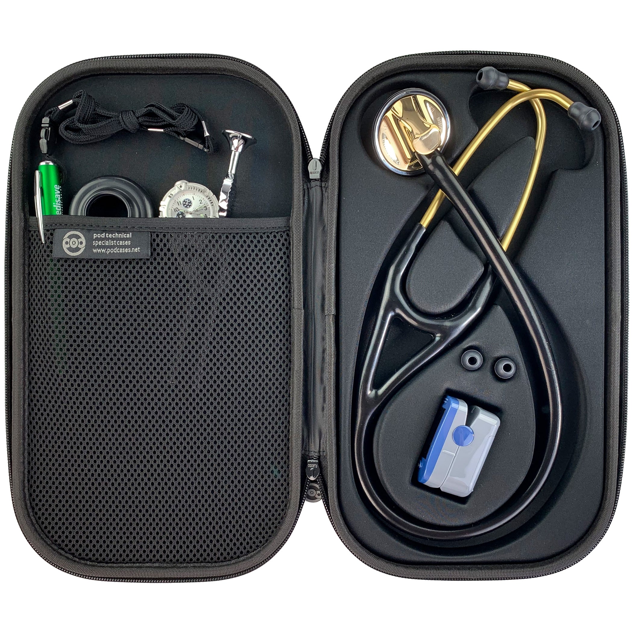 Pod Technical Cardiopod II Stethoscope Case for all Littmann Stethoscopes - Raspberry - Image 5